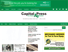 Tablet Screenshot of capitalpress.com